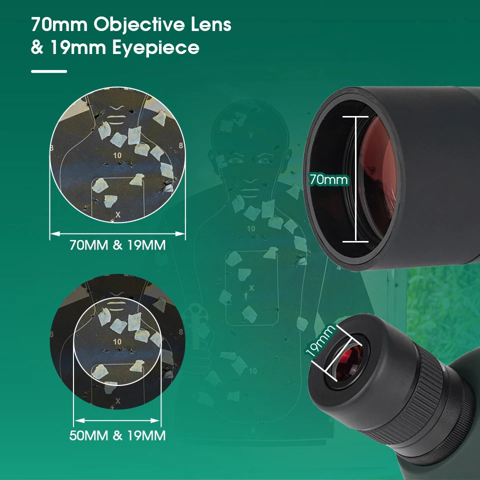 SVBONY SV28 Spotting Scope – Waterproof Zoom Scope for Birdwatching & Target Shooting