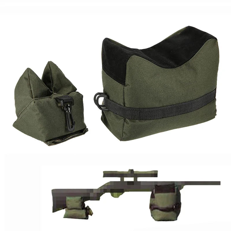Front & Rear Shooting Rest Bag Set – Tactical Rifle Support for Hunting and Bench Shooting