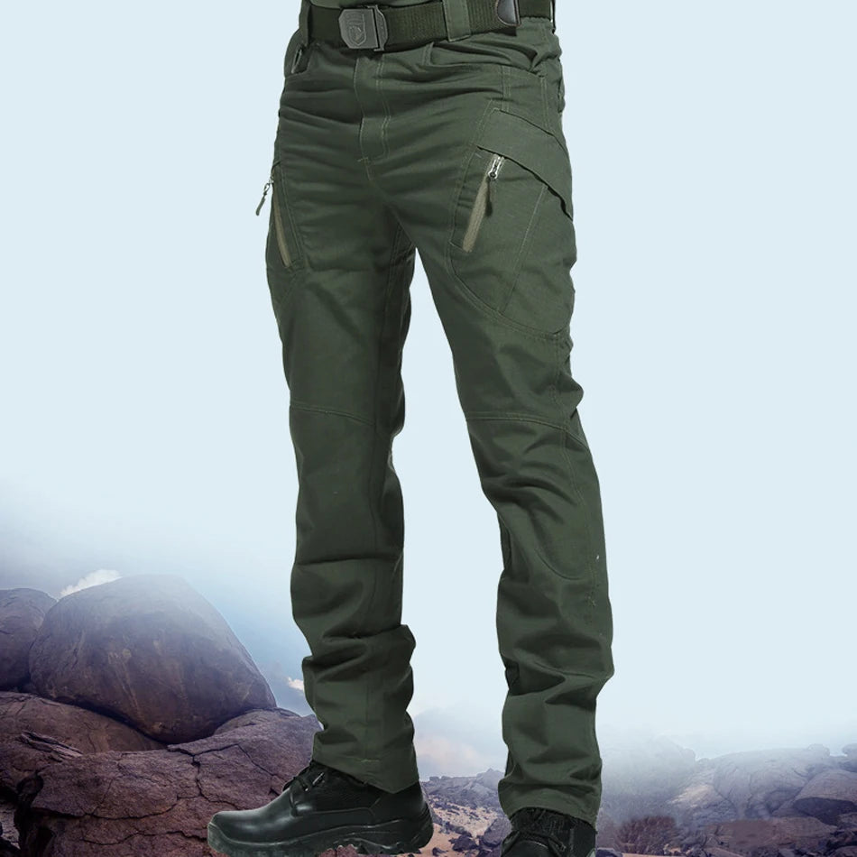 VIKTACTICAL Men's Multi-Pocket Tactical Pants - Elastic Military Urban Cargo Trousers up to 5XL