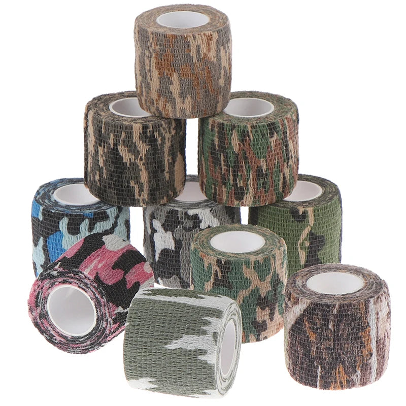 Multi-functional Camo Tape Non-Woven Self-Adhesive for Hunting and Tactical Use