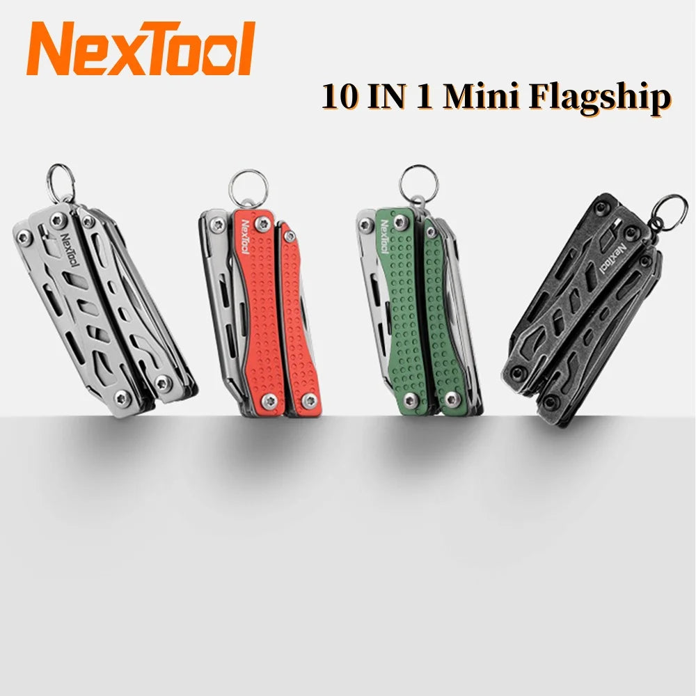 NEXTOOL 10-in-1 Mini Flagship Multi-Tool with Pliers and Knife for EDC