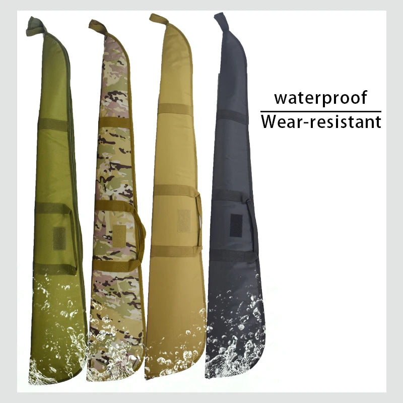 128cm Outdoor Tactical Rifle Bag Padded Hunting & Sniper Rifle Backpack, Air Cushion Sponge Hoster