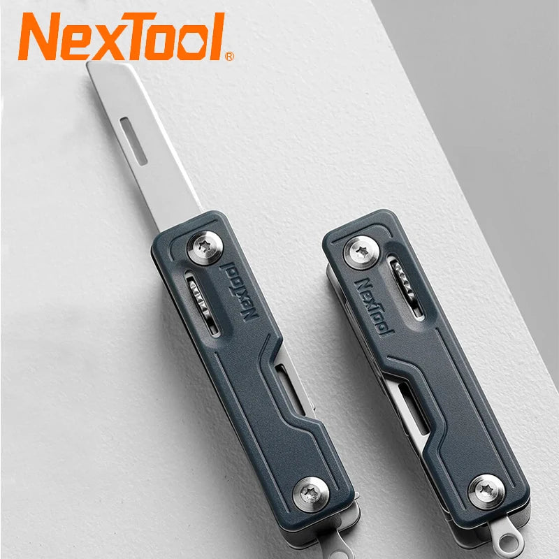 NEXTOOL 10-in-1 EDC Multitool Knife with Scissors and Screwdrivers for Camping