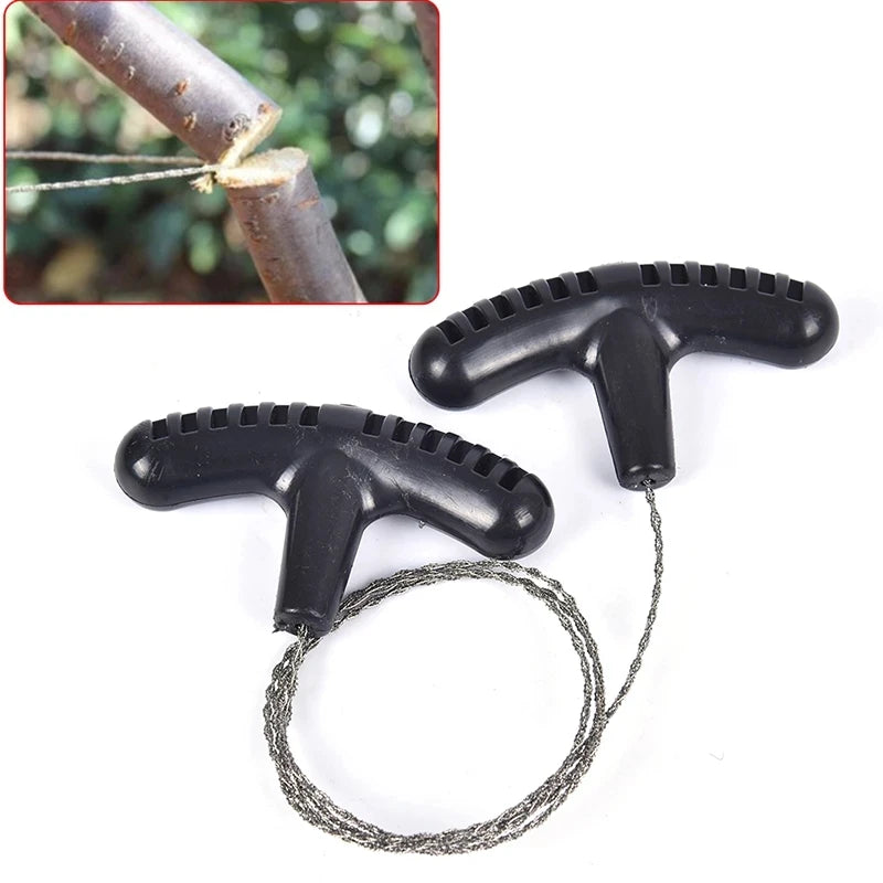 Portable Stainless Steel Wire Saw for Camping and Survival