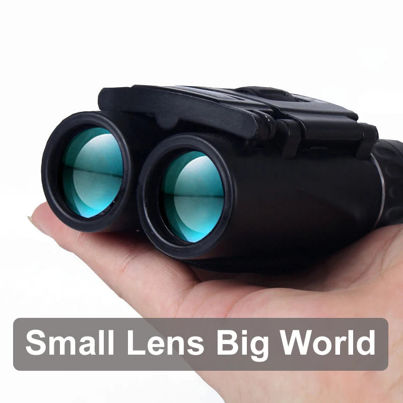 40x22 HD Powerful Binoculars Long Range Folding Mini Telescope for Hunting and Outdoor Use