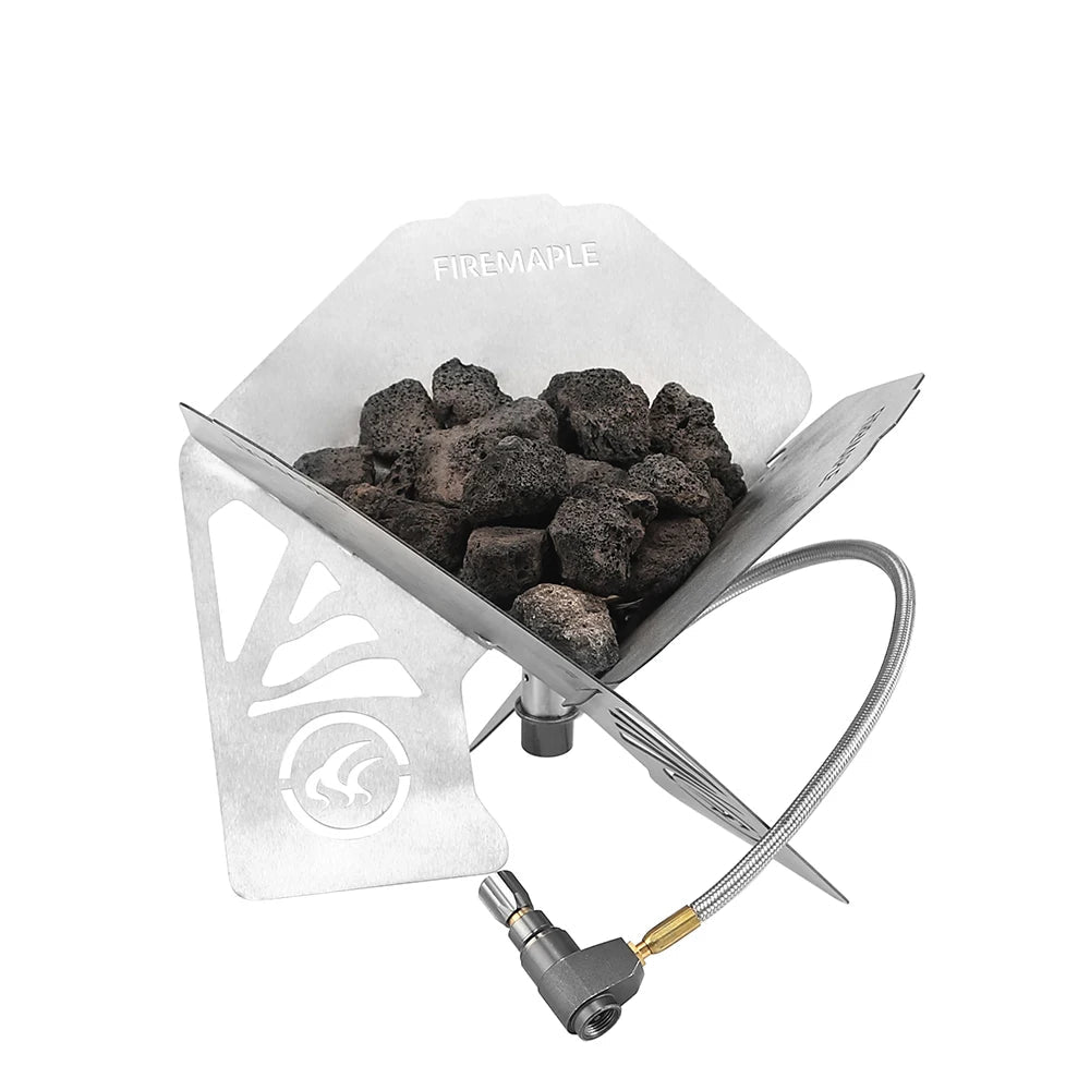 FIRE MAPLE ANTARCTI Gas Fire Pit – Windproof Mini Outdoor Heater for Camping