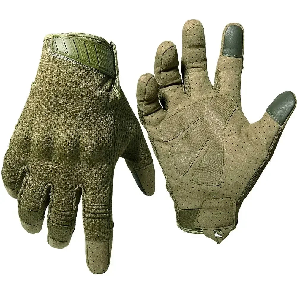 GUMAO Full Finger Tactical Gloves Touch Screen Anti-Slip