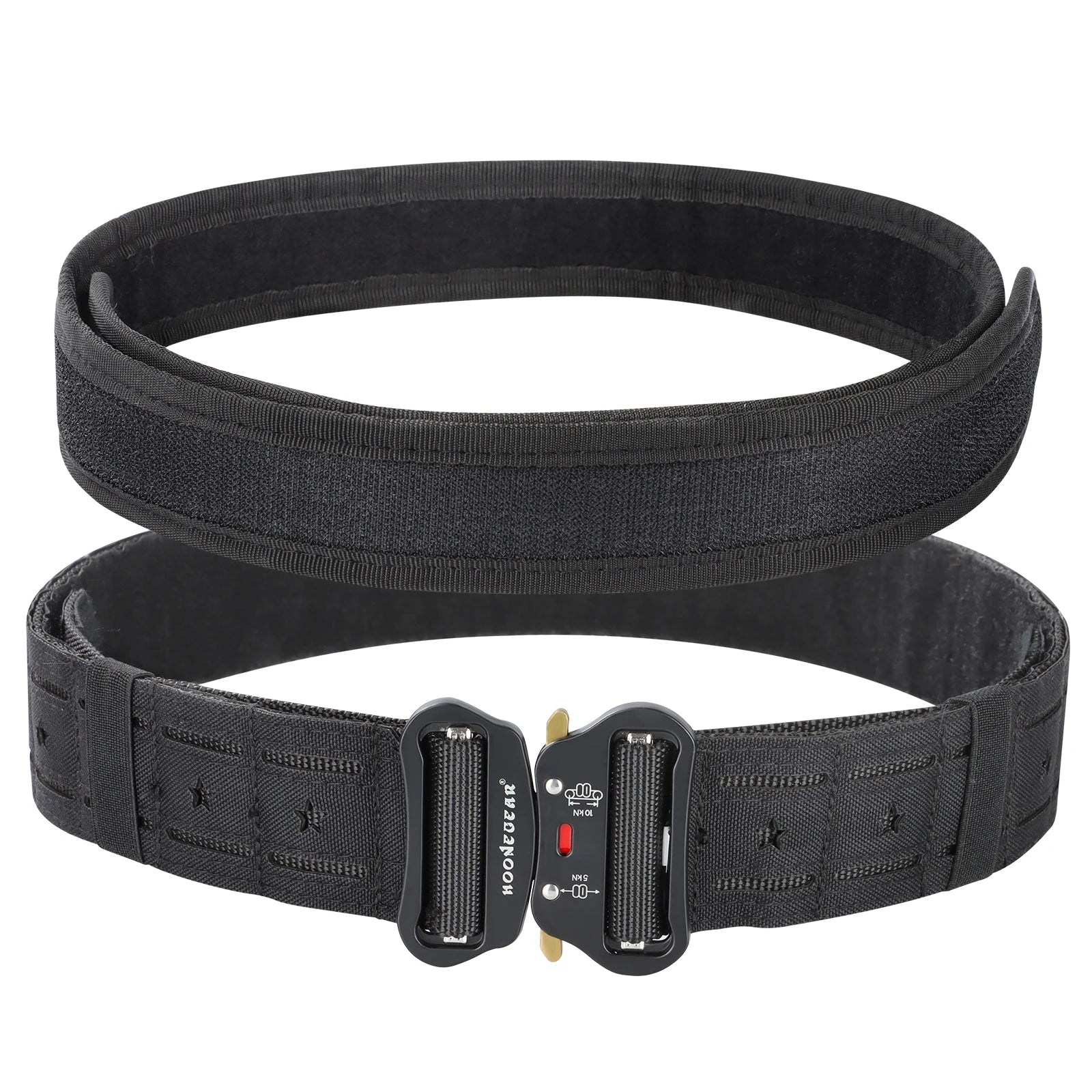 2 Inch Tactical Belt with Quick Release Metal Buckle and Molle System