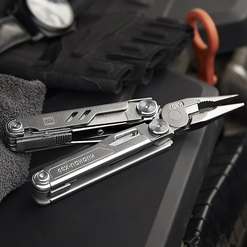 LISM HuoHou K30 Pro 18-in-1 Stainless Steel EDC Multitool for Outdoor Use