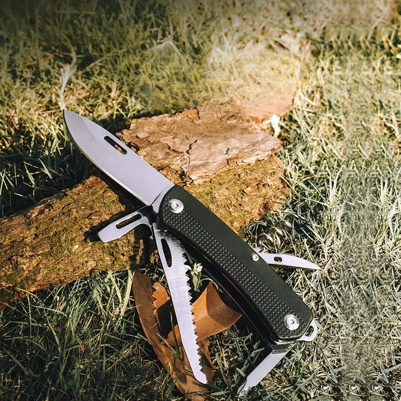 DAICAMPING L17 Portable EDC Multi-Tool with Folding Knife for Outdoor and Everyday Use