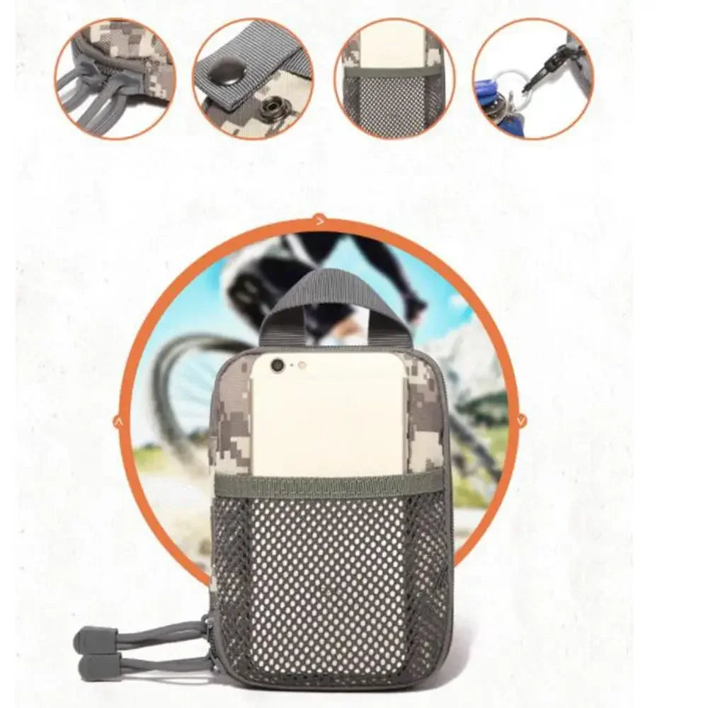 BONYTAIN 600D Nylon Hunting Waist Bag – Molle Tactical Fanny Pack for EDC & Outdoor Gear