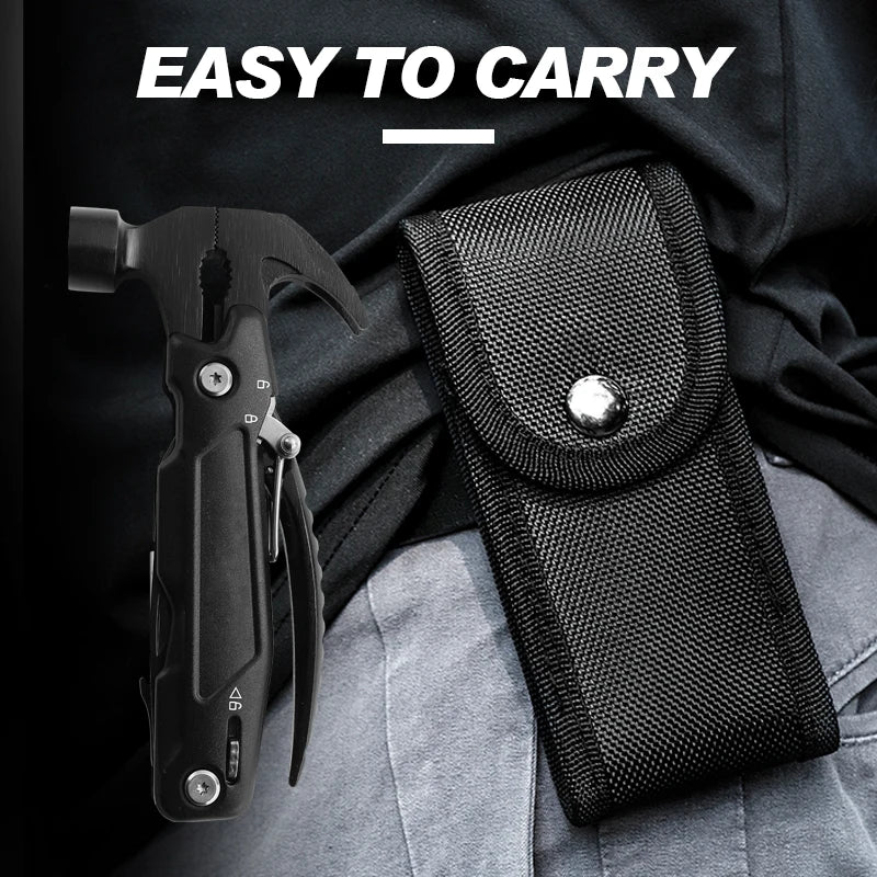 MAARTEN 12-in-1 Multifunctional Hammer Tool for Camping & Survival