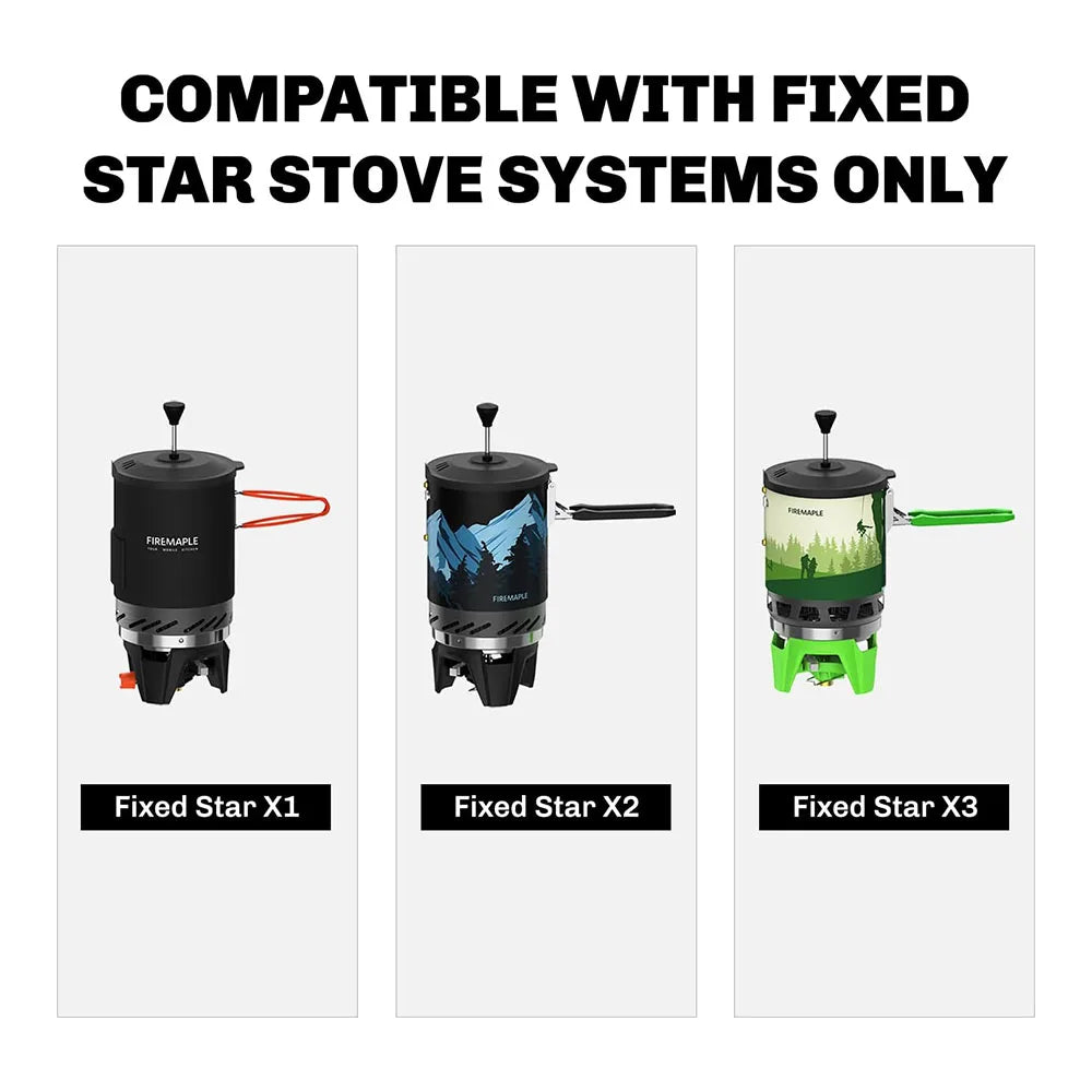 FIRE MAPLE Star French Press Coffee Filter for X1/X2/X3 – Compact & Durable