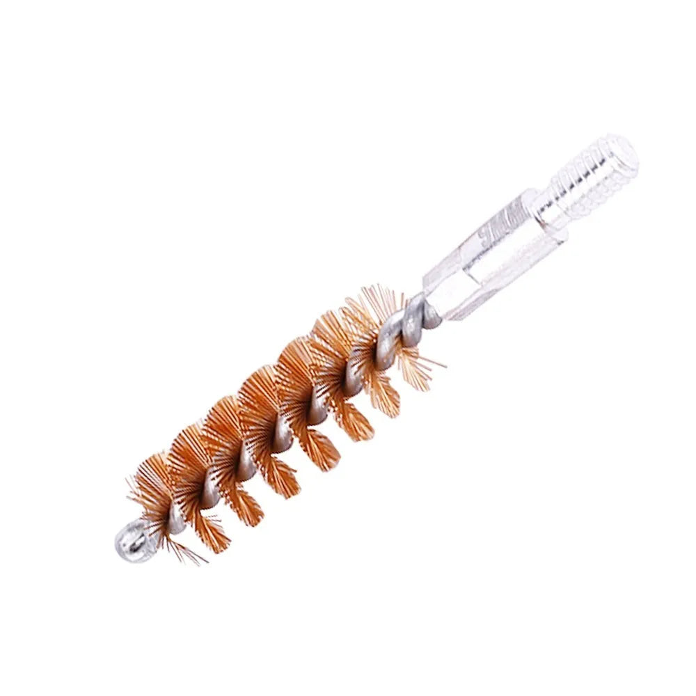 5Pcs Gun Cleaning Brush Head Kit – 9mm, 5.56mm, 7.62mm, .45Cal, .40Cal, 12GA Bronze Brushes
