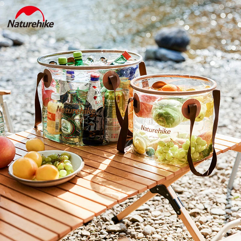 NATUREHIKE Foldable 20L Water Bucket for Camping, BBQ, and Travel