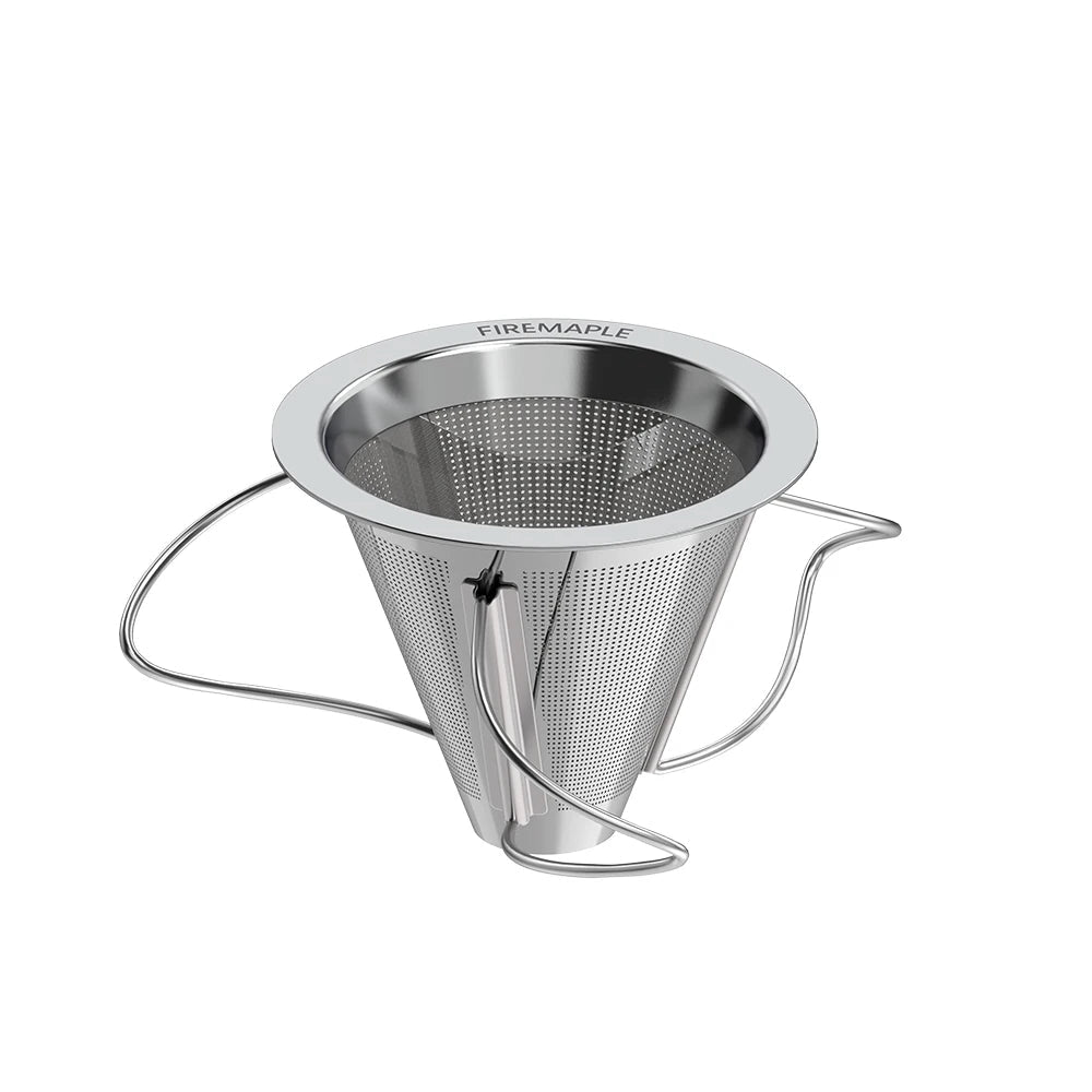 FIRE MAPLE Antarcti Foldable Coffee Filter – Reusable Stainless Steel Pour-Over Dripper