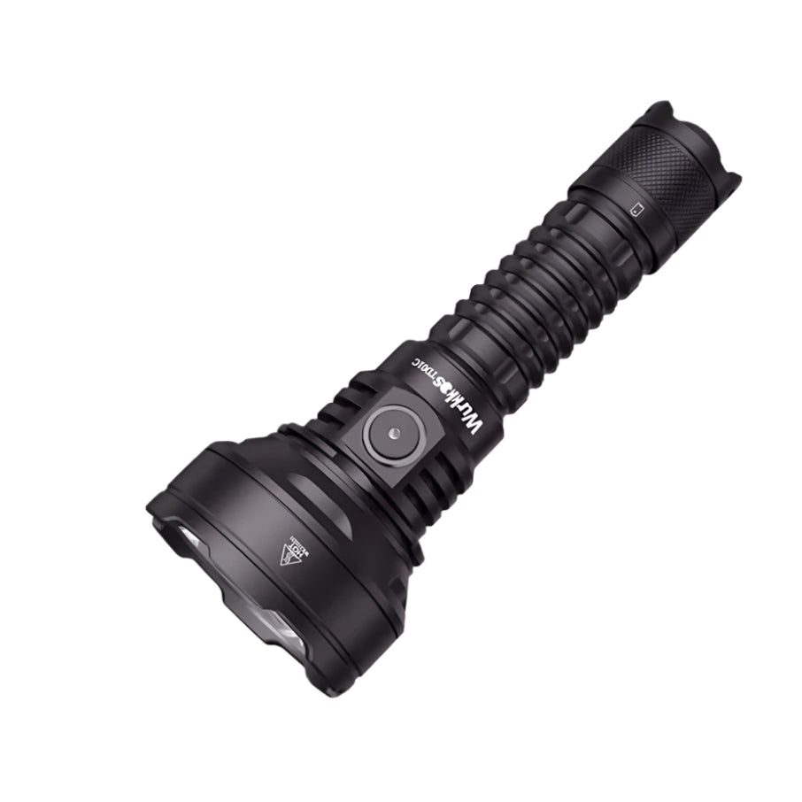 WURKKOS TD01C 1800 Lumen USB-C Tactical Flashlight with 1000m Beam and Buck Driver
