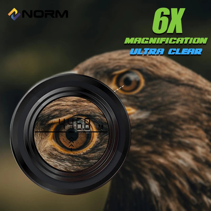 NORM LR 1500M Hunting Laser Rangefinder with Fog Mode