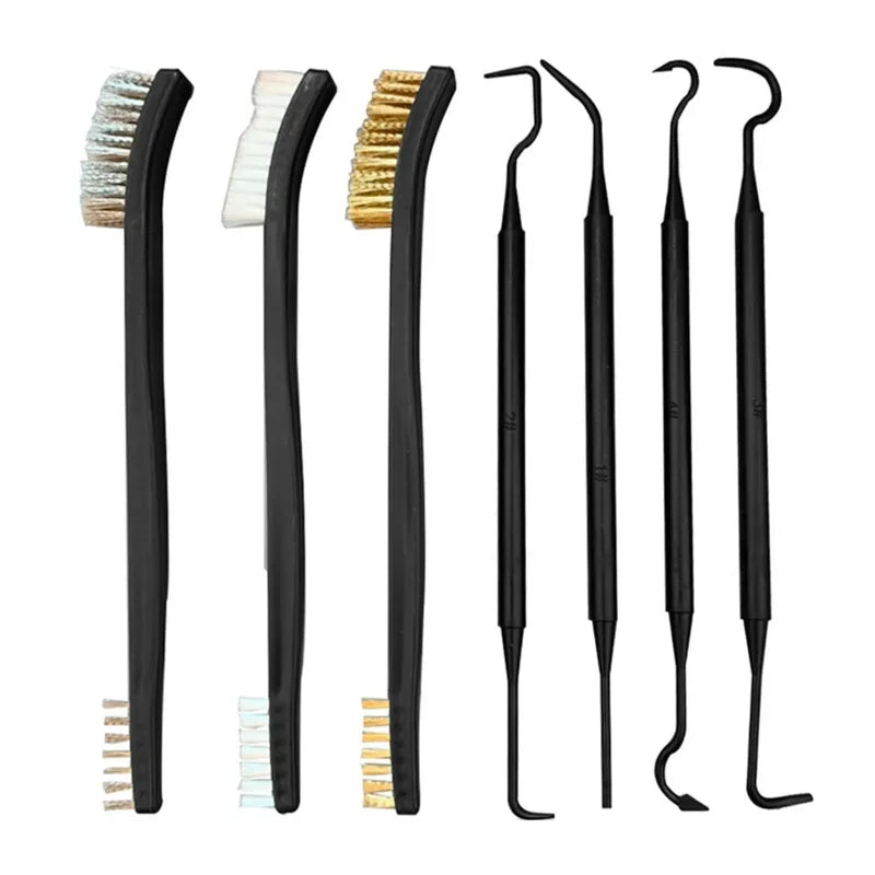 7pcs Universal Gun Cleaning Kit for Hunting and Weapon Maintenance