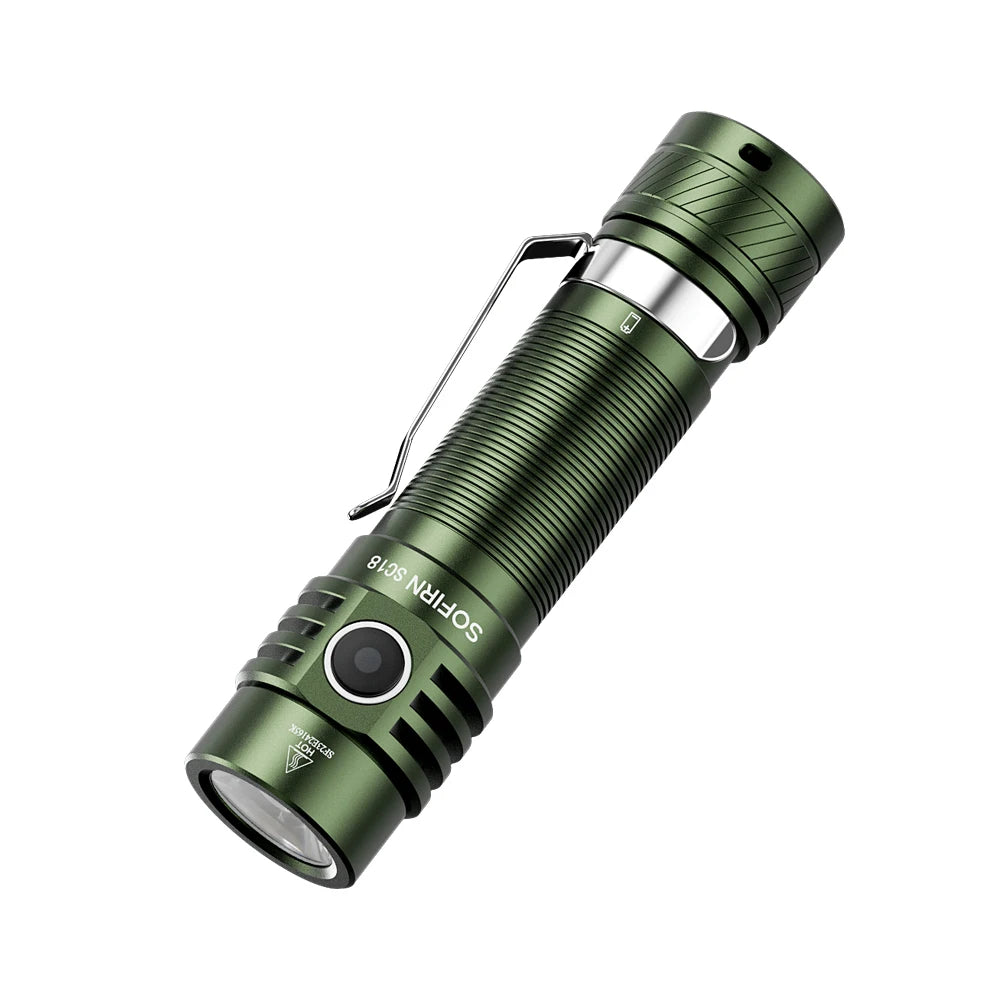 SOFIRN SC18 1800-Lumen USB-C Rechargeable EDC Flashlight