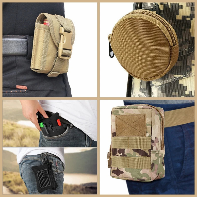 OPHIDIANTAC Molle Waist Bag EDC Pouch for Camping and Hunting