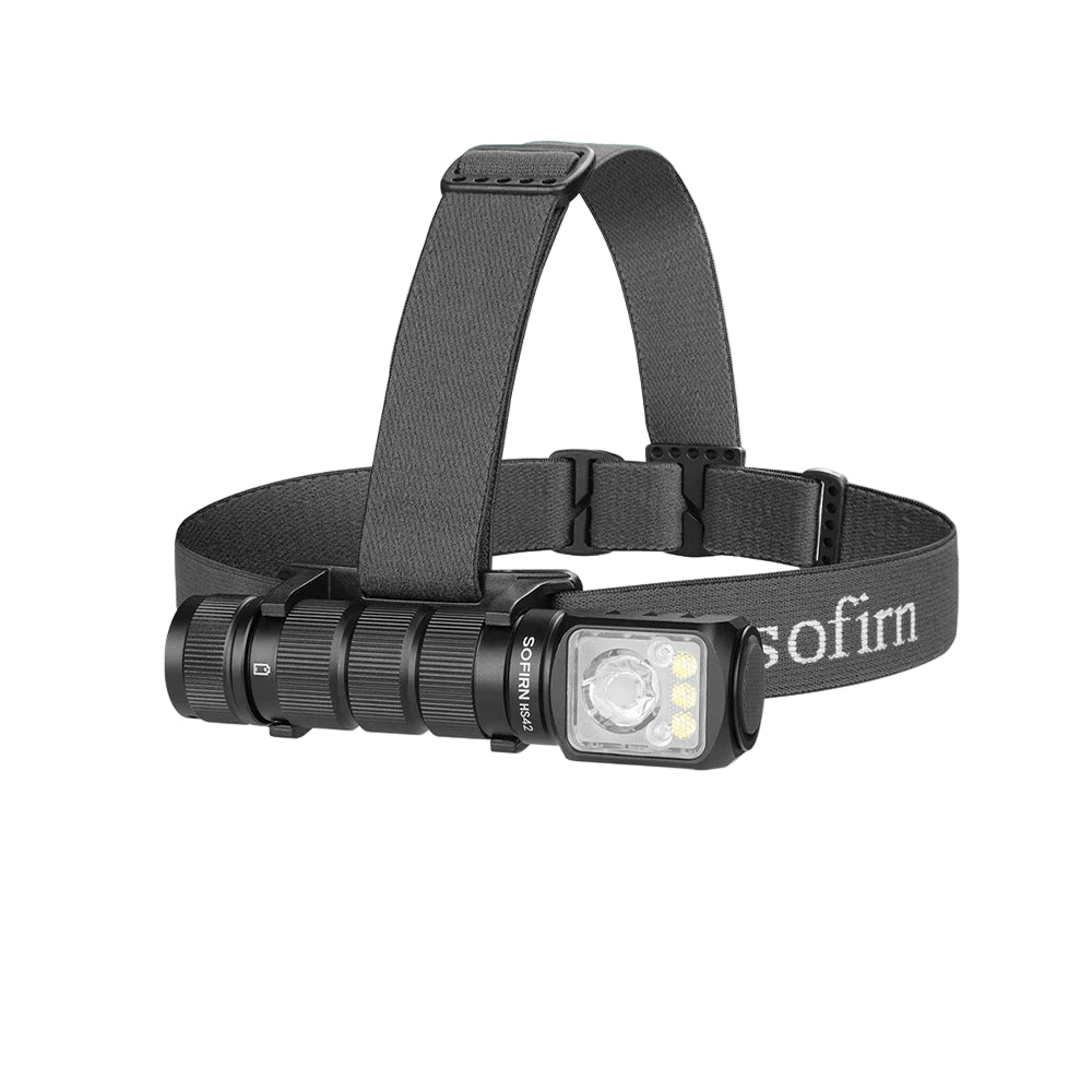 SOFIRN HS42 - 2100 Lumen Triple-Light Rechargeable Headlamp with Magnetic Base