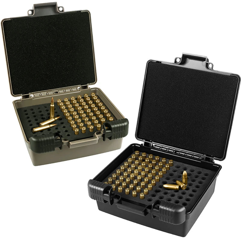 AIRSSON Tactical Ammo Box – 9mm, 7.62mm, .223 Ammunition Storage Case for Hunting & Shooting