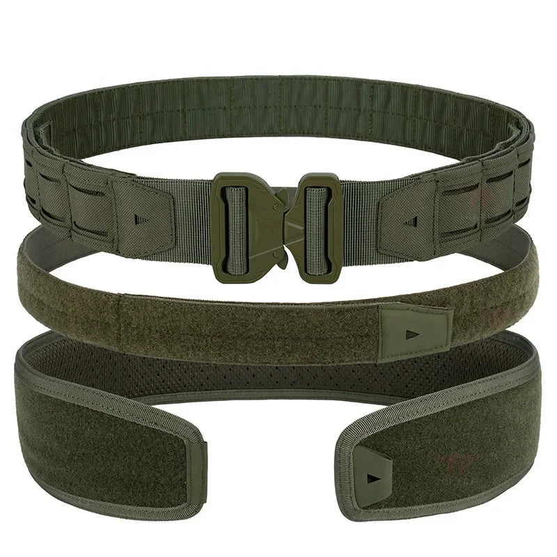 YAKEDA Battle Molle Riggers Belt 3-in-1 Heavy Duty Tactical System