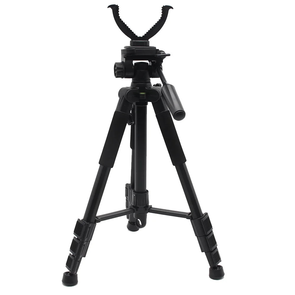 Aluminium Hunting Tripod – Adjustable V Yoke Shooting Rack for Rifles or Cameras
