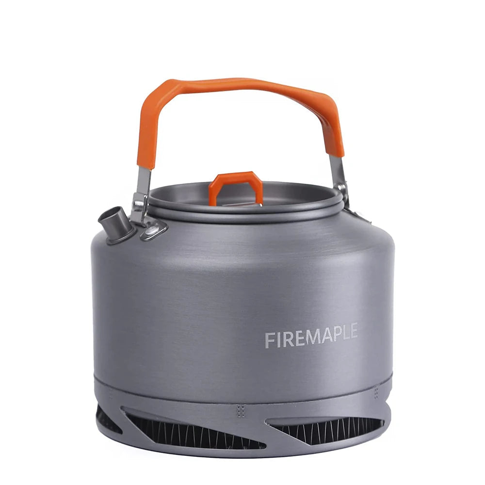 FIRE MAPLE Hiking Teapot – Lightweight Heat Exchanger Camping Kettle (0.8L/1.3L) with Filter
