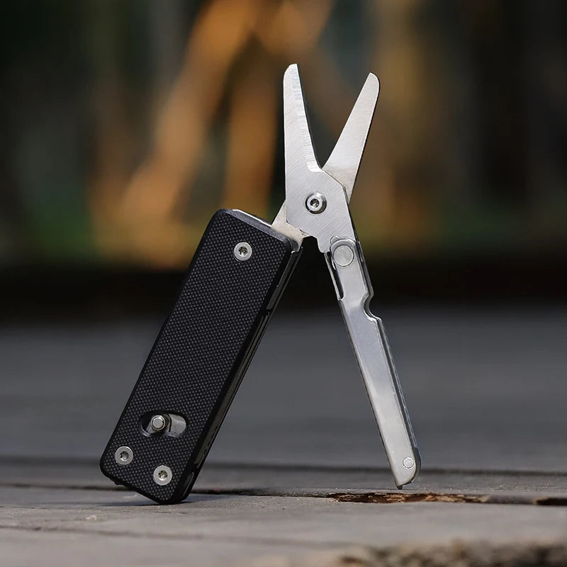 ROXON KS2E Multi-function Pocket Knife with Big Scissors and G10 Handle