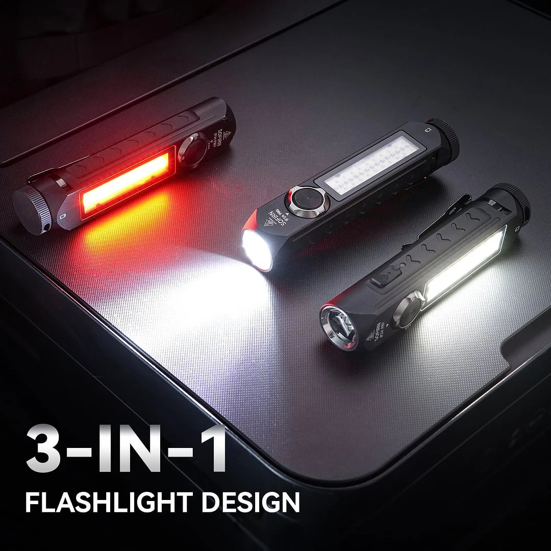 SOFIRN IF24 PRO RGB Flashlight - 1800 Lumen Multi-Color Torch with 340m Range for NZ Hunting