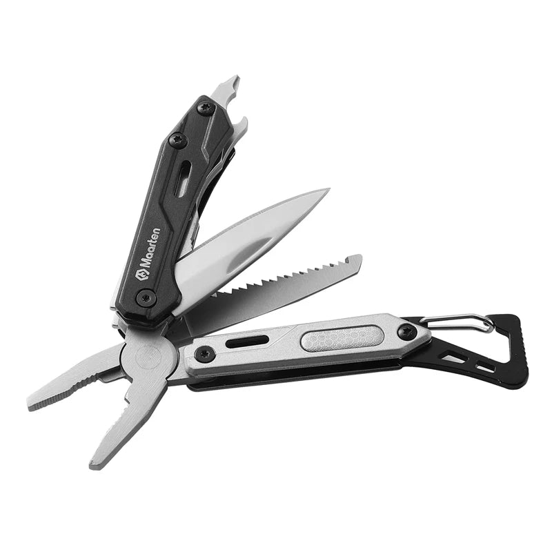 MAARTEN 9-in-1 Stainless Steel Multitool with Self-Locking Pliers