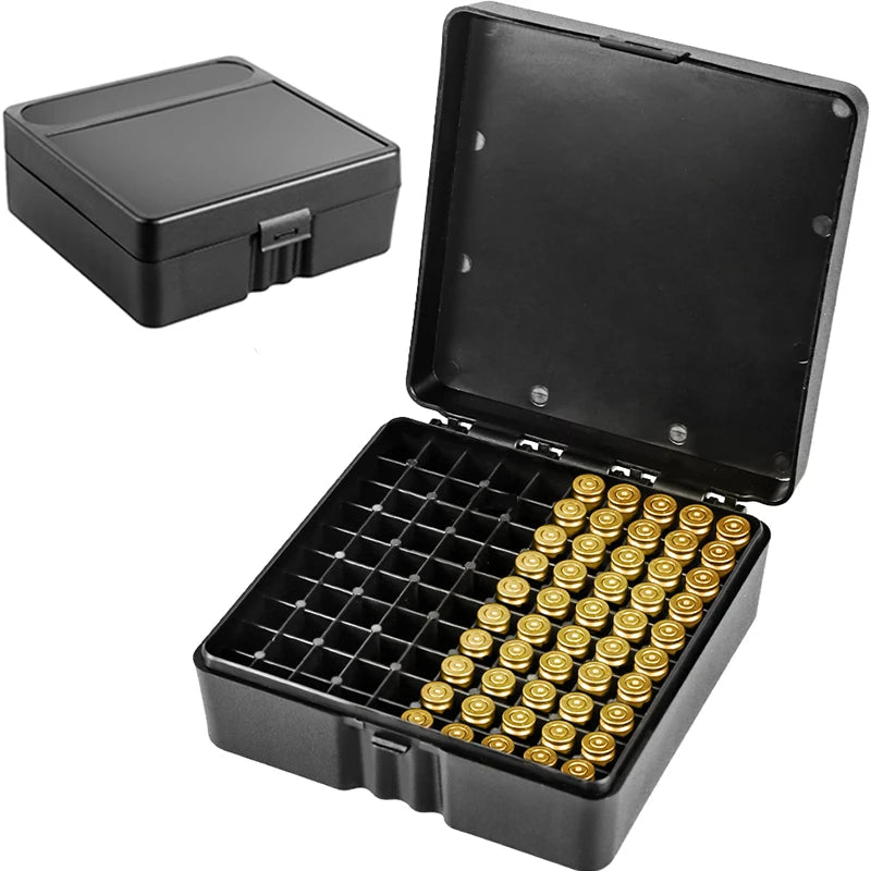 AIRSSON Ammunition Case – 50/100 Round Ammo Storage Box for .38super, 9mm, .223, 7.62x39