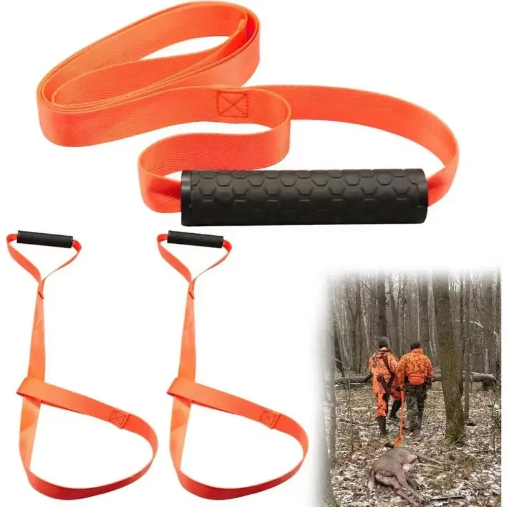 Durable Deer Drag Harness with Handle for Hunting and Outdoor Use