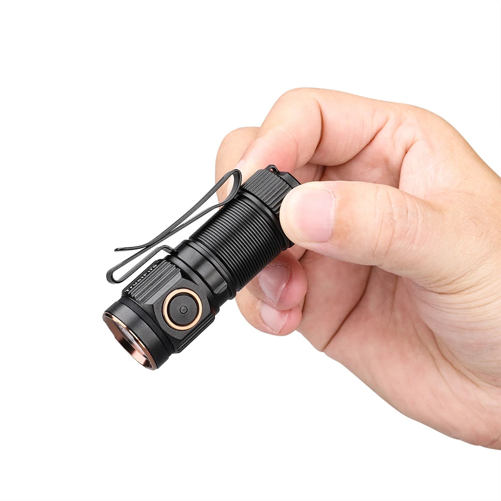 TRUSTFIRE MT10 Mini EDC Flashlight – 1000 Lumens, USB-C Rechargeable, Magnetic Tail, IP68