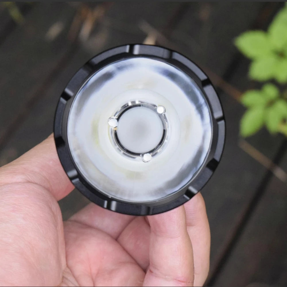 WURKKOS TD01C 1800 Lumen USB-C Tactical Flashlight with 1000m Beam and Buck Driver