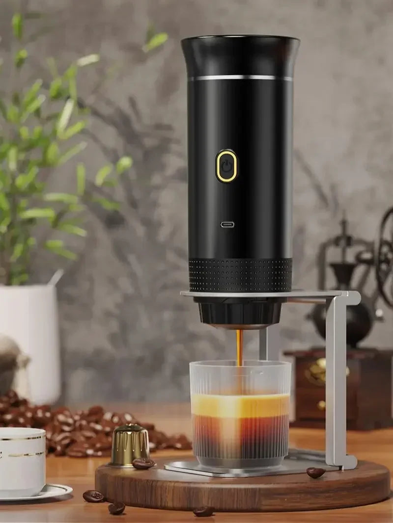 DENOKIN Wireless Portable Espresso Machine – 3-in-1 Coffee Maker for Travel, Car & Home