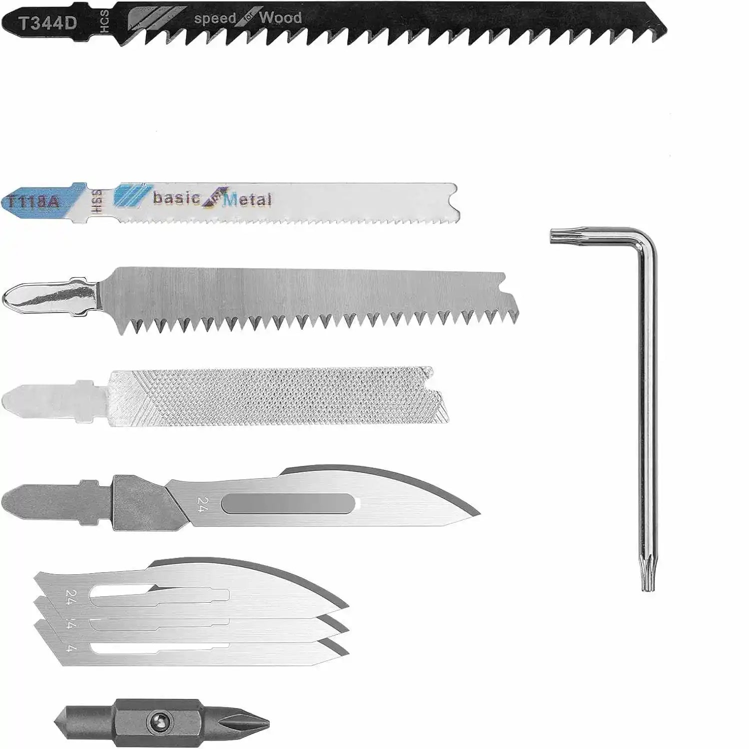 DAICAMPING DL30 Replacement Parts Set for Multitools – Saw, Knife, Screwdrivers, and Files