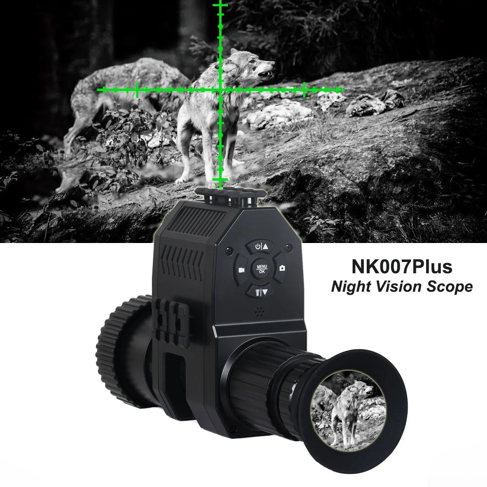 MEGAOREI Digital Night Vision Scope Monocular – 200-400M Range with Infrared Camera