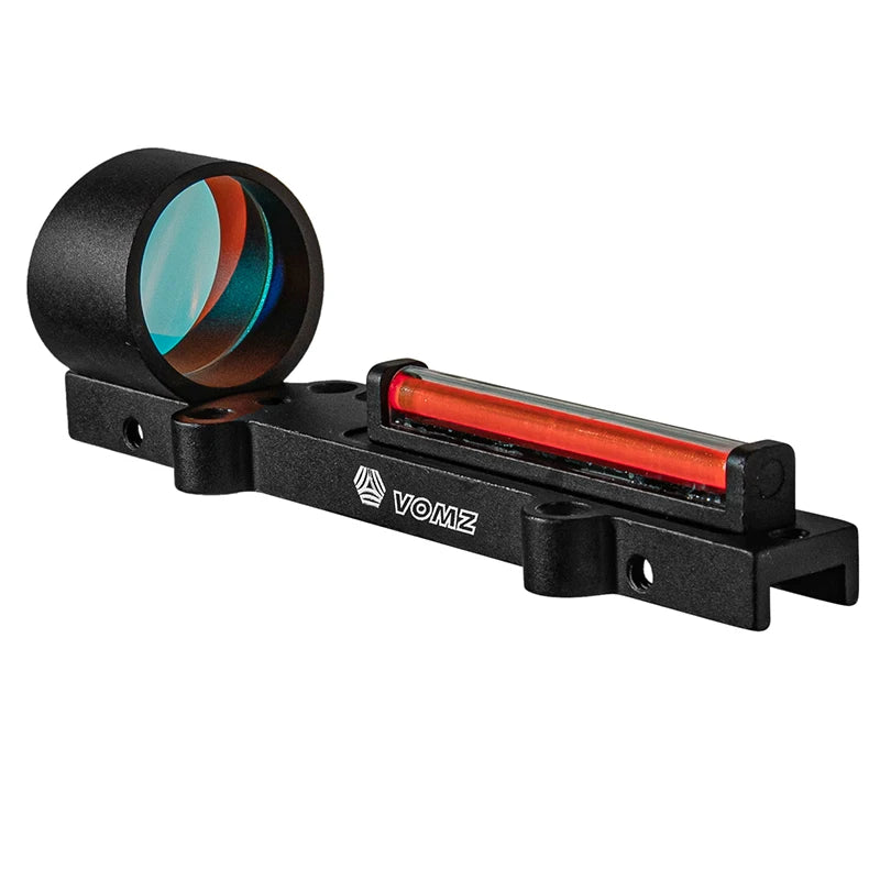 VOMZ 1x28 Red and Green Fiber Red Dot Sight for Shotguns and Rifles