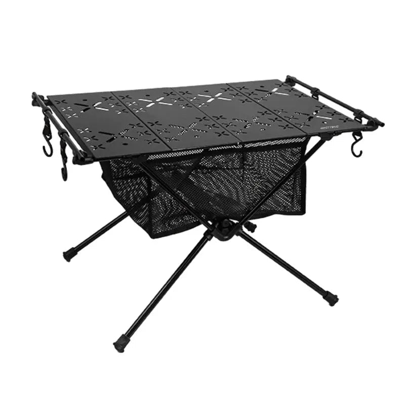 WEST TUNE Camping Folding Table Portable Aluminium Alloy Outdoor Table