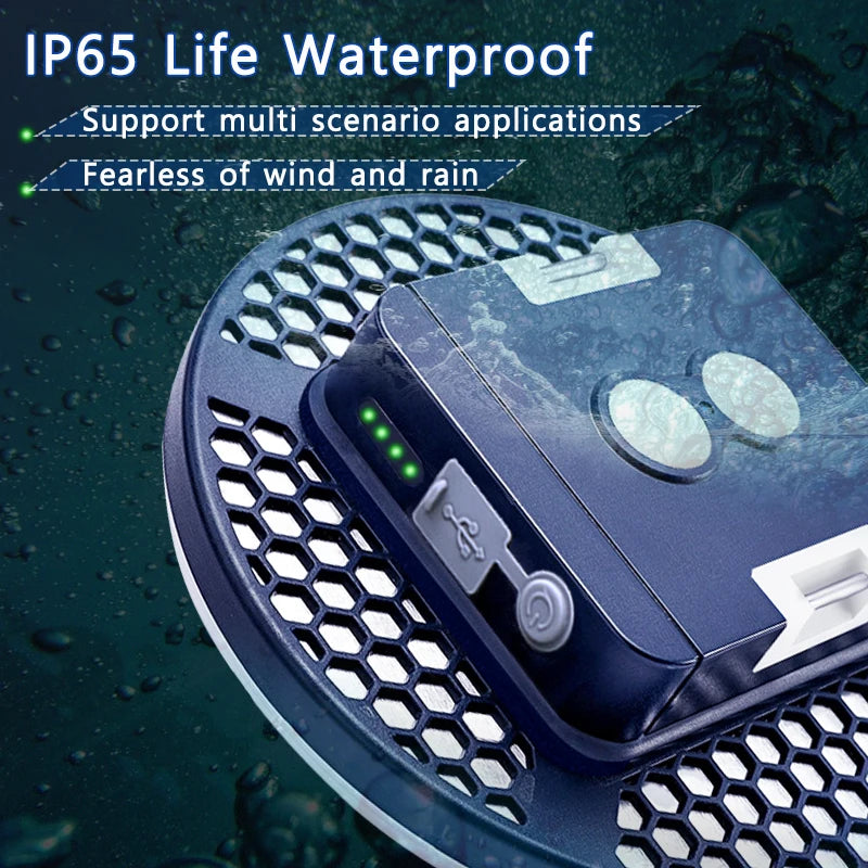 MOSLIGHTING Rechargeable Camping Lantern - Multi-Model LED Light with 15600mAh Battery