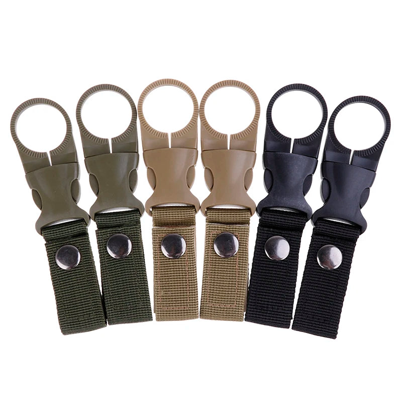 2pcs Water Bottle Holder Carabiner Clips for Backpack and Belt
