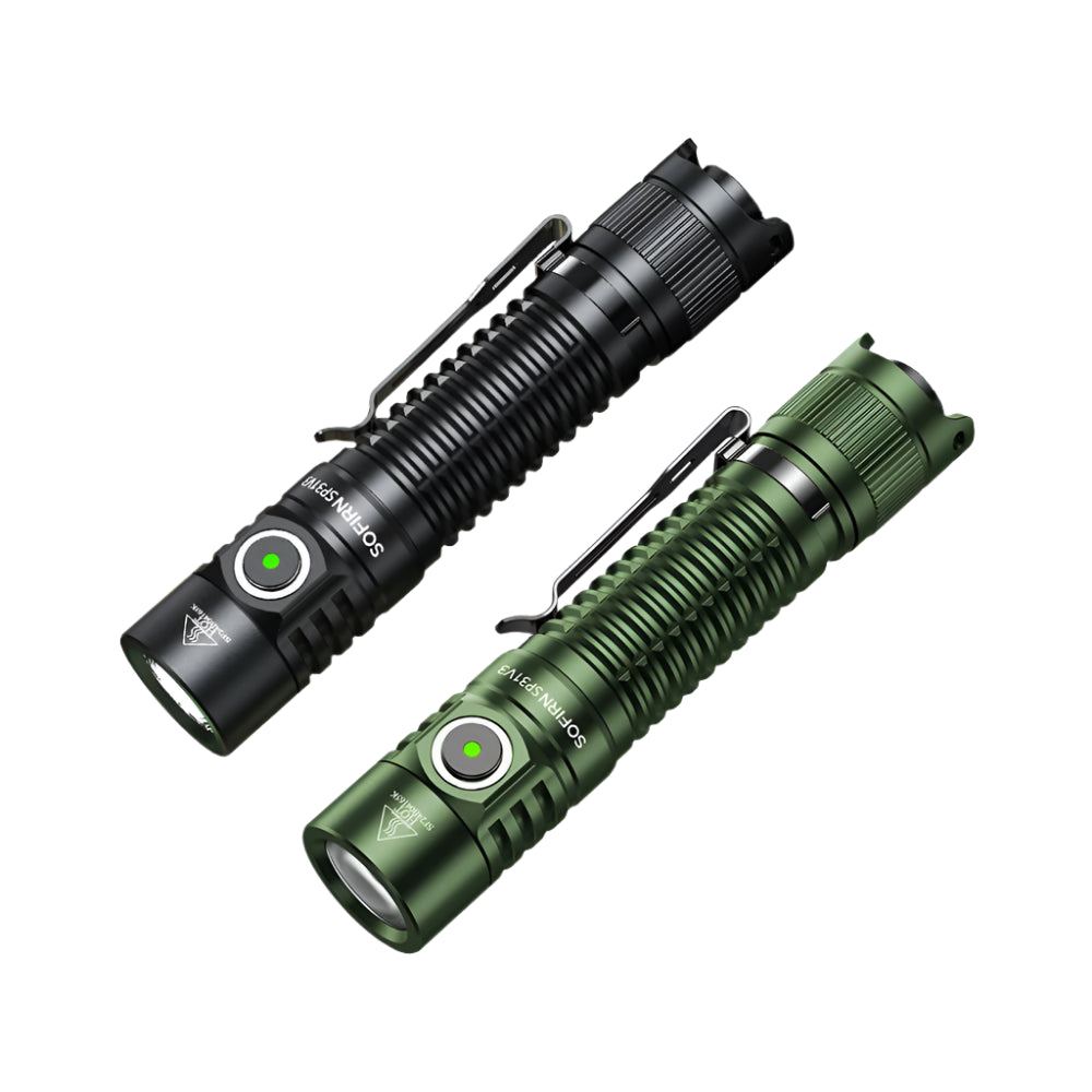 SOFIRN SP31 V3.0 Dual Switch Flashlight - 2000 Lumen Hunting Torch with USB-C Charging