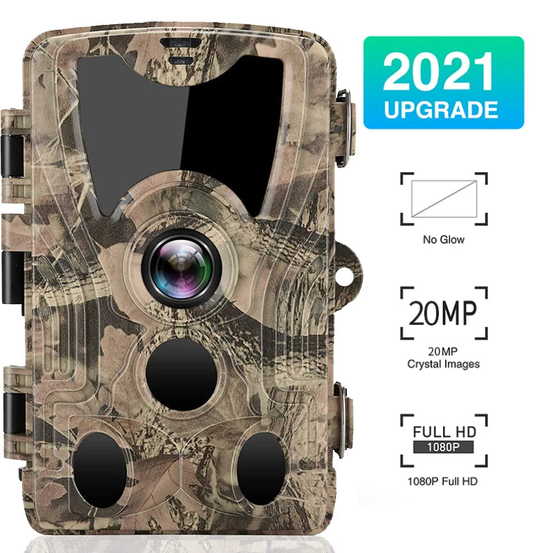 HC-801CY 20MP 1080P Hunting Trail Camera with Night Vision – IP66 Waterproof