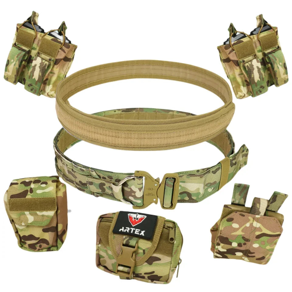 Tactical Waist Bag MOLLE – Adjustable Battle Belt for Hunting, Law Enforcement, and Security
