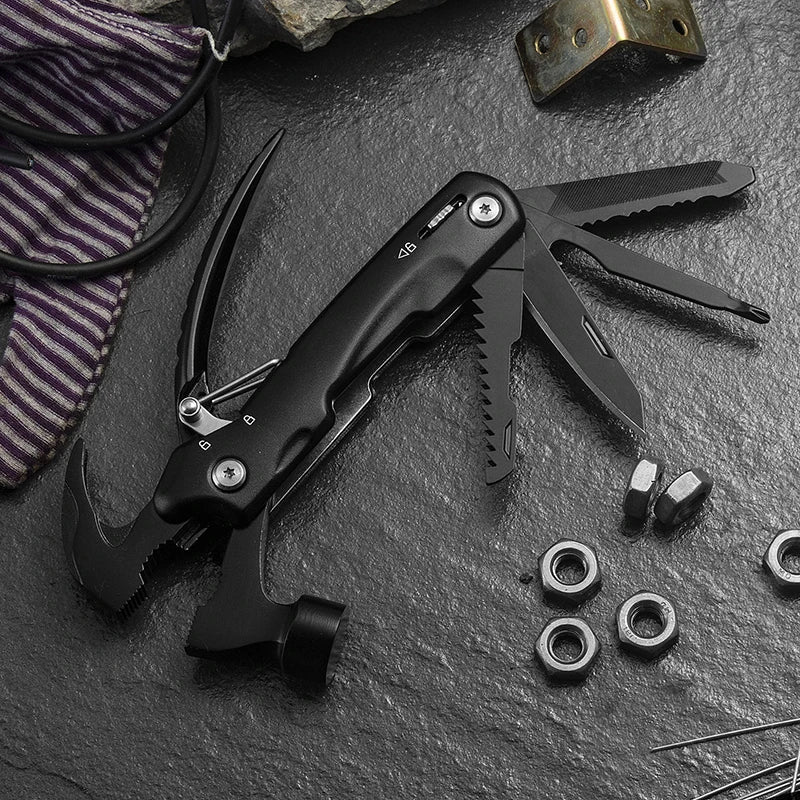 MAARTEN 12-in-1 Multi-Tool Hammer – Ideal Gift for Outdoor & DIY Enthusiasts