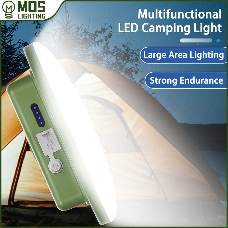 MOSLIGHTING LY01 - 80W Zoom Torch Camping Lantern with Magnetic Base & 13500mAh Battery