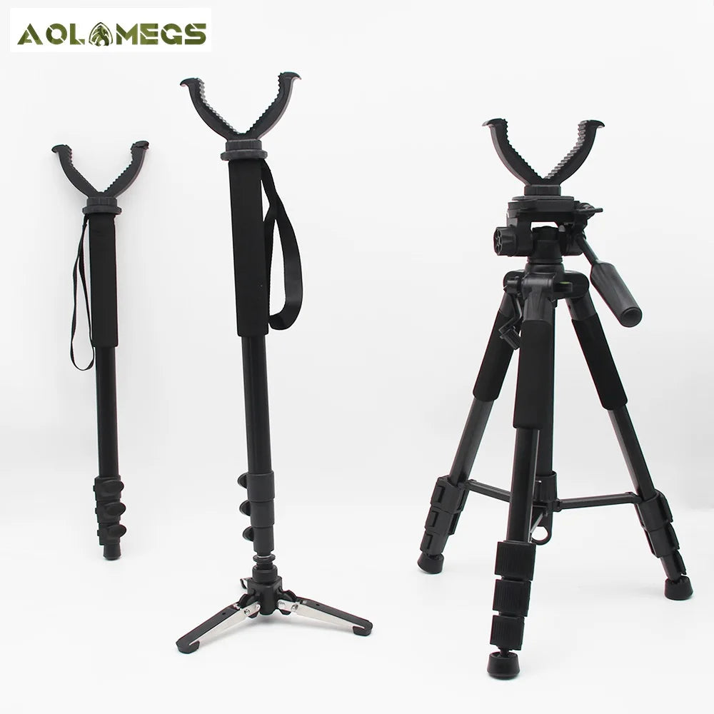 Telescopic Hunting Shooting Racks – 3 Types of Portable Tripod and Monopod Support Systems